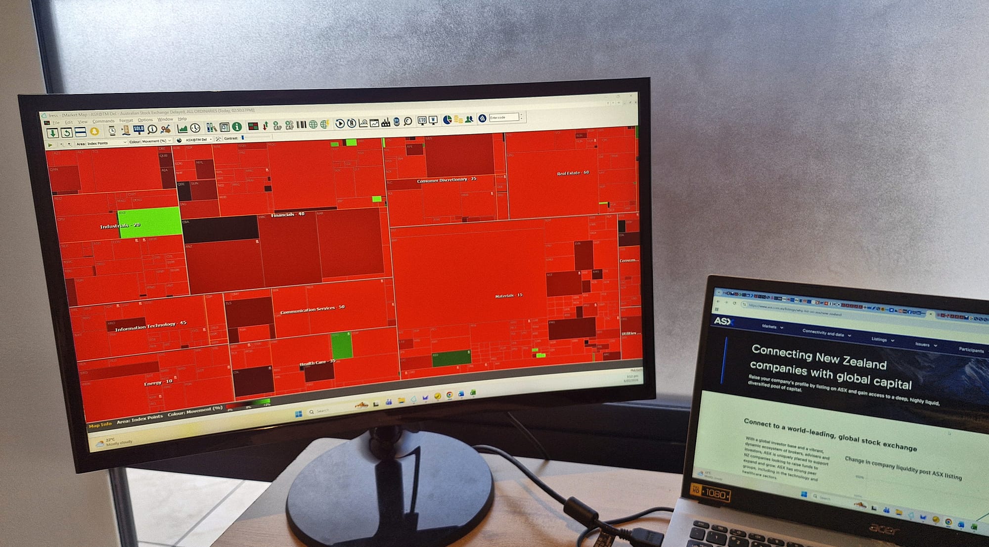 Dual-listed NZ firms join ASX rout as miners, tech stocks slide